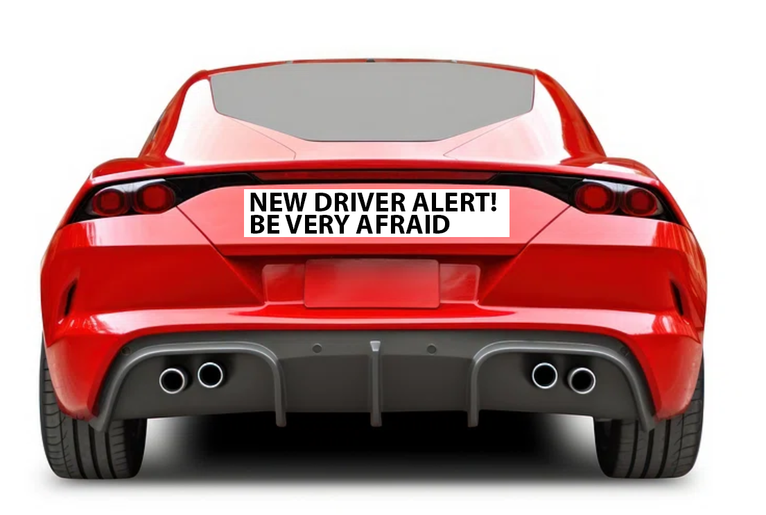 Car Bumper Sticker
